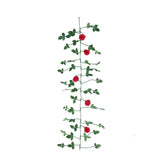 6ft | Red Real Touch Artificial Rose & Leaf Flower Garland Vine