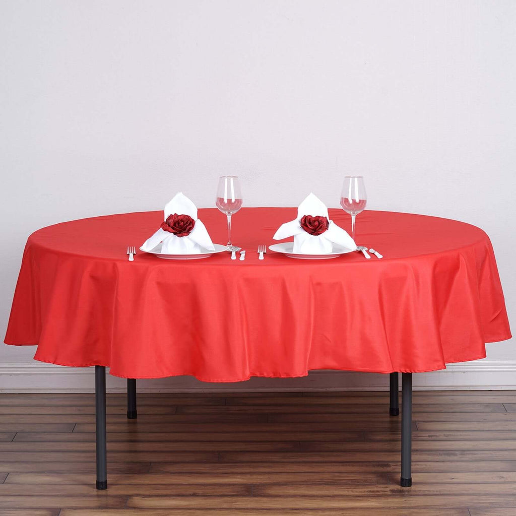 Polyester Round Tablecloth 90