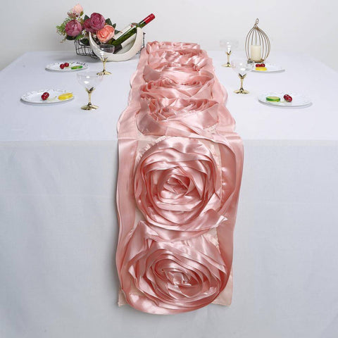 Large Rosette Blush Runner