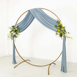 Dusty Blue 4-Way Stretch Spandex Photography Backdrop Curtain with Rod Pockets, Drapery Panel