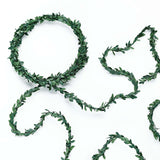 18ft | Mini Green Artificial Leaf Garland, Greenery With Flexible Vine