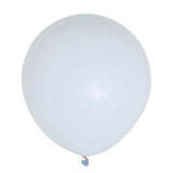 10 Pack | 18inch Matte Pastel Ice Blue Helium or Air Latex Party Balloons#whtbkgd