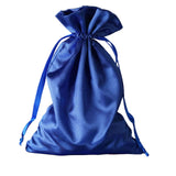 12 Pack | 6inch x 9inch Royal Blue Satin Wedding Party Favor Bags