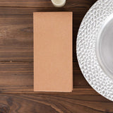 20 Pack Terracotta (Rust) Soft Linen-Feel Airlaid Paper Dinner Napkins