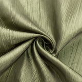 Dusty Sage Green Accordion Crinkle Taffeta Square Table Overlay