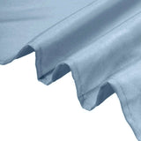 72"x120" Dusty Blue Polyester Rectangle Tablecloth, Reusable Linen Tablecloth