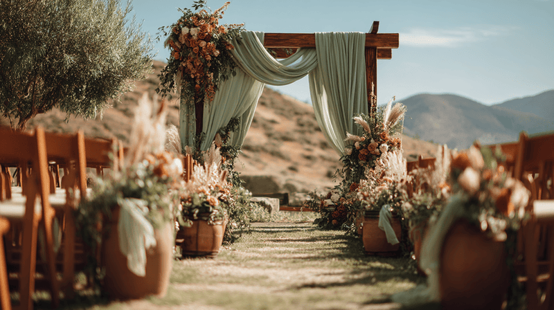 fall wedding decoration