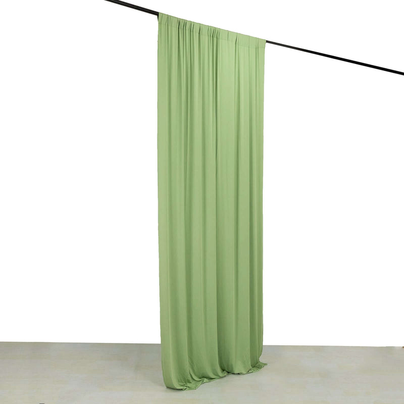 Sage green drapes