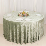 90inch x 132inch Sage Green Polyester Rectangular Tablecloth