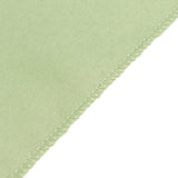 Sage Green Fitted Polyester Rectangle Tablecloth 6ft Table Cover For 72x30inch Tables