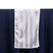 12x108inch White Satin Stripe Table Runner, Elegant Tablecloth Runner