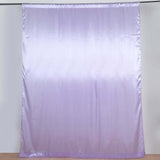 8ftx10ft Lavender Lilac Satin Formal Event Backdrop Drape, Window Curtain Panel