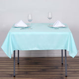 Blue Polyester Square Tablecloth 54"x54"