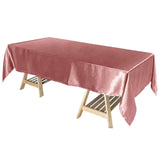 60"x102" Cinnamon Rose Smooth Satin Rectangular Tablecloth