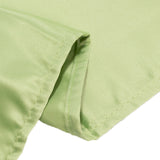 60"x102" Sage Green Lamour Satin Rectangle Tablecloth