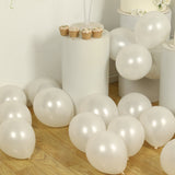 50 Pack White Biodegradable Balloons, 12 Thickened Extra Strong Eco-friendly Latex