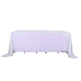 Iridescent Big Payette Sequin Rectangle Tablecloth