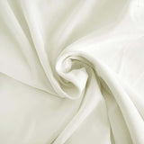 108" Ivory Polyester Round Tablecloth#whtbkgd