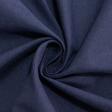 Navy Blue Cotton Blend Rectangular Tablecloth Seamless 90x132inch for 6 Foot Table#whtbkgd