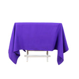 70"x70" Purple Premium Polyester Square Tablecloth - 220GSM