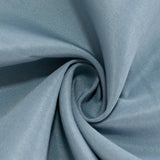 120inch Dusty Blue Seamless Premium Polyester Round Tablecloth - 220GSM for 5 Foot Table