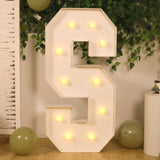 4ft White Large Marquee Light Up Letter S Mosaic Balloon Frame Pre-Cut Foam Board 10 Warm White