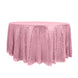 120" Pink Premium Sequin Round Tablecloth