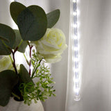 Clear LED Tube Waterproof Icicle Snow Falling Raindrop Meteor Shower Rain Light String Lights