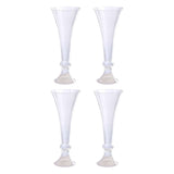 4 Pack | 18" Trumpet Glass Vase