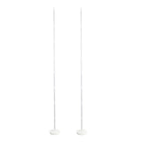 2 Pack White Balloon Column Stand Kit, 8ft Balloon Towers