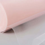 12inches x 100 Yards Blush/Rose Gold Tulle Fabric Bolt, Sheer Fabric Spool Roll For Crafts