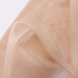 54inch x 10yard | Nude Solid Sheer Chiffon Fabric Bolt, DIY Voile Drapery Fabric