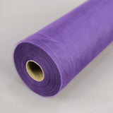 12inches x 100 Yards Purple Tulle Fabric Bolt, Sheer Fabric Spool Roll For Crafts