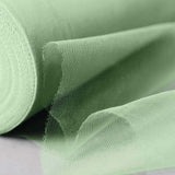 12inches x 100 Yards Sage Green Tulle Fabric Bolt, Sheer Fabric Spool Roll For Crafts