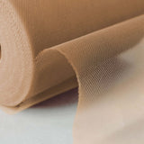 6Inch x100 Yards Natural Tulle Fabric Bolt, Sheer Fabric Spool Roll For Crafts