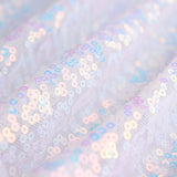 8ftx8ft Iridescent Blue Sequin Event Background Drape, Photo Backdrop Curtain Panel