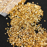 14400 Pcs Gold Acrylic Diamond Rhinestones Wedding Table Scatters, Faux Crystal Gems Vase Filler 3mm