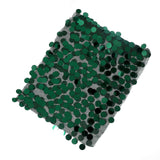 5 Pack | Hunter Emerald Green Big Payette Sequin Round Chair Sashes