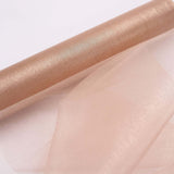 12inch x 10yards | Nude Sheer Chiffon Fabric Bolt, DIY Voile Drapery Fabric