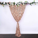 8ftx8ft Blush/Rose Gold Big Payette Sequin Photography Booth Backdrop