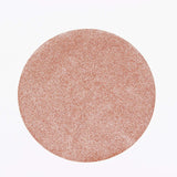 6 Pack | Blush Rose Gold Sparkle Placemats, Non Slip Decorative Round Glitter Table Mat#whtbkgd