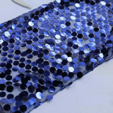 13x108 inch Navy Blue Big Payette Sequin Table Runner