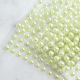 600 Pcs | Apple Green Heart Diamond Rhinestone DIY Craft Stickers