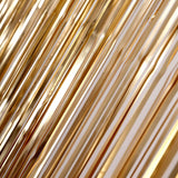 8ft Matte Gold Metallic Tinsel Foil Fringe Doorway Curtain Party Backdrop#whtbkgd