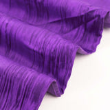 54inch x 10 Yards Purple Accordion Crinkle Taffeta Fabric Bolt