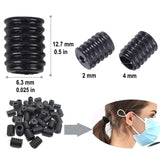 50 Pcs | Silicon Mask Buckle For Adjusting Mask Rope, Ear Loop Adjuster