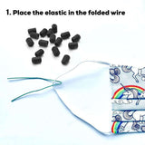 50 Pcs | Silicon Mask Buckle For Adjusting Mask Rope, Ear Loop Adjuster