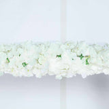 7ft | Cream Artificial Silk Hydrangea Hanging Flower Garland Vine