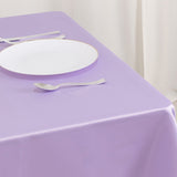 Lavender Lilac Seamless Lamour Satin Square Table Overlay- 54inch