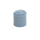 6yd Dusty Blue Silk-Like Chiffon Linen Ribbon Roll For Bouquets, Wedding Invitations Gift Wrapping